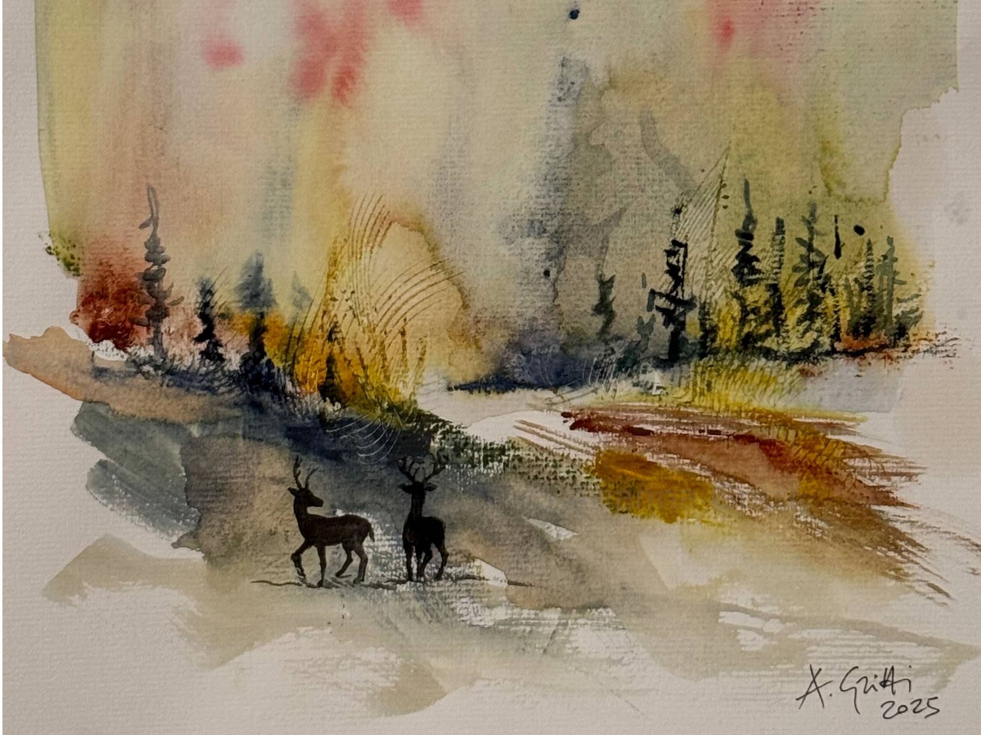 Arianna Gritti - illustrazioni e acquarelli - paesaggio