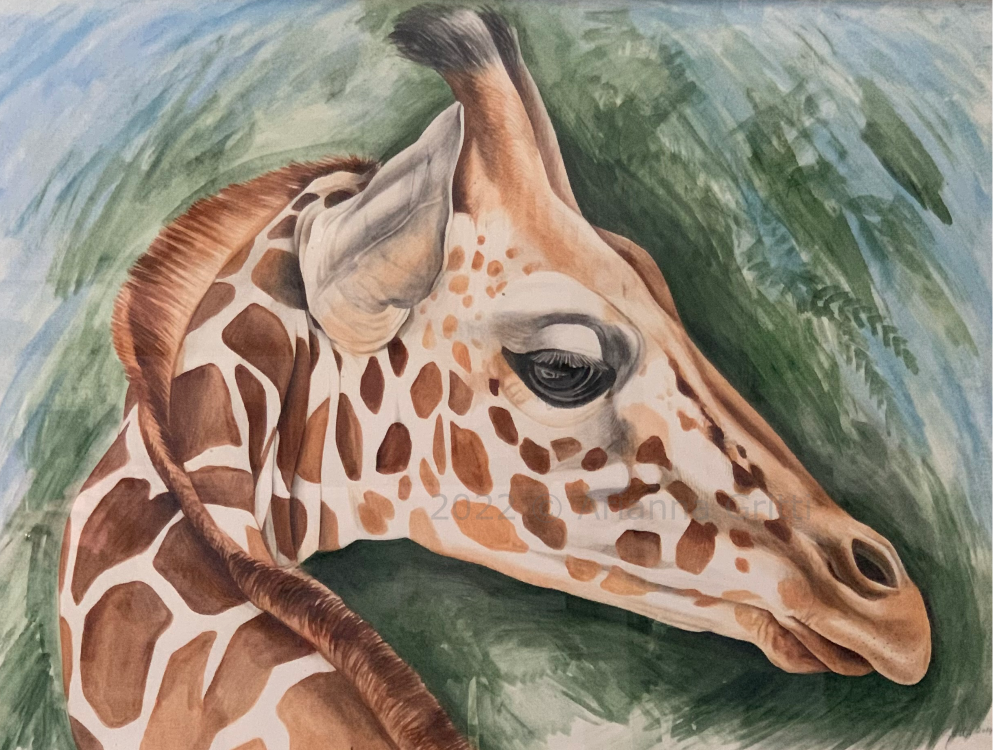 Arianna Gritti - Wildlifeart - Giraffa