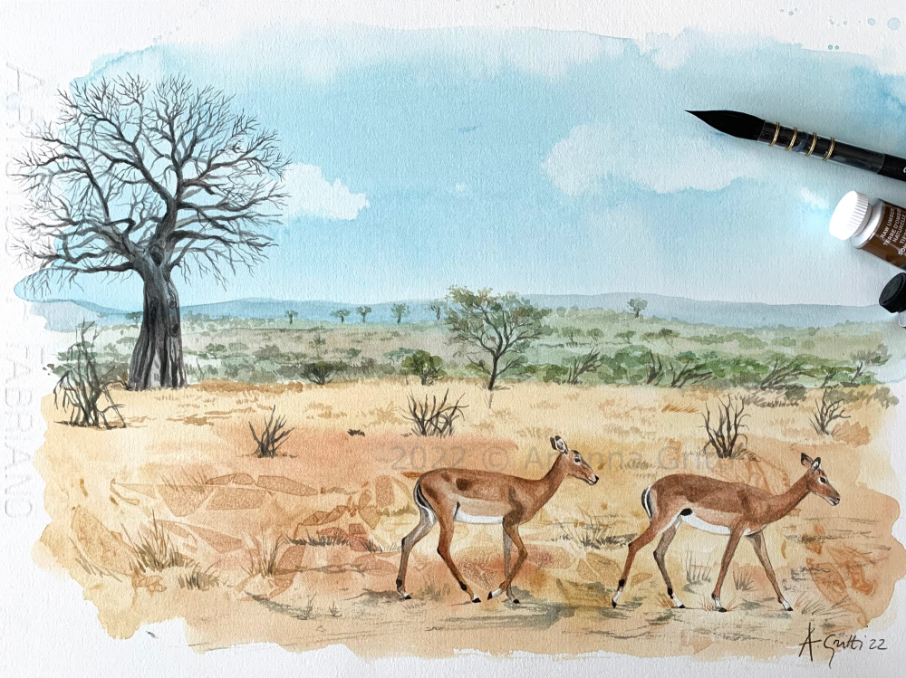 Arianna Gritti - Wildlifeart - Savana