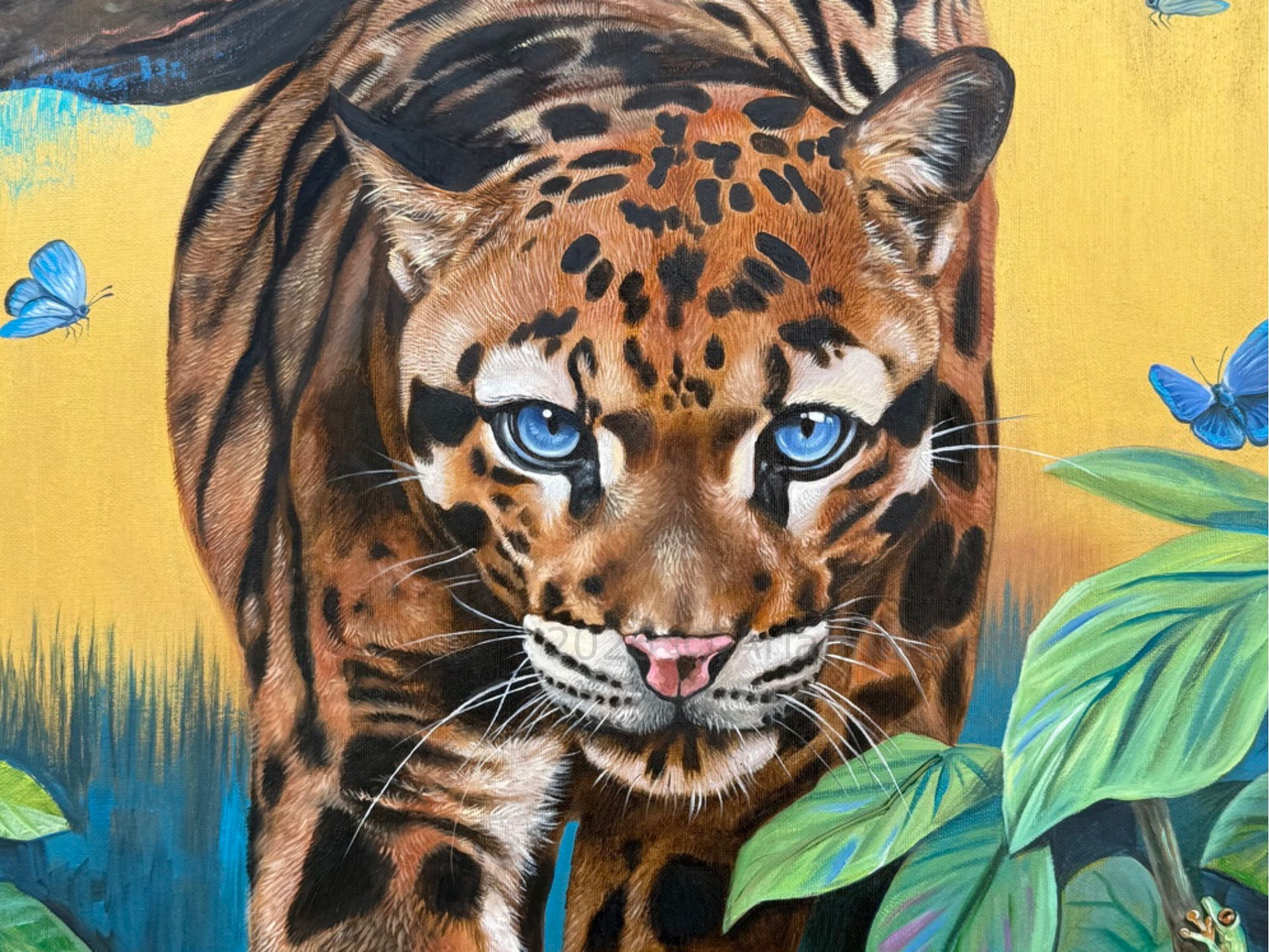 Arianna Gritti - Wildlifeart - Blue cat