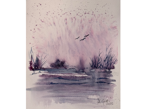 Arianna Gritti - illustrazioni e acquarelli - paesaggio