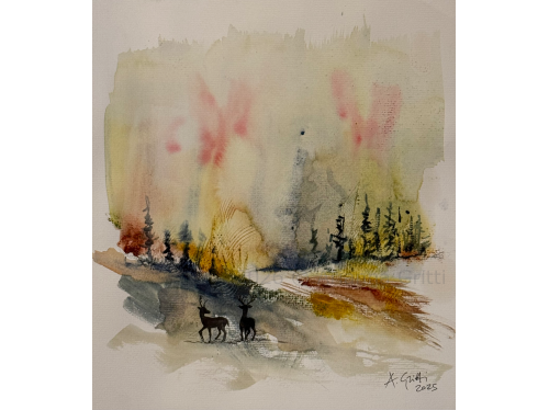 Arianna Gritti - illustrazioni e acquarelli - paesaggio